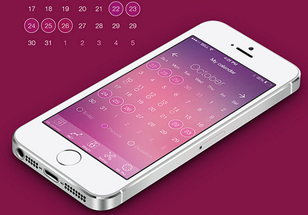 Concept WomenLog ios...