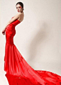 中国红婚纱 你必不可少的选择-婚纱礼服-图库频道-久久结婚网