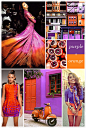 Color Crush: Purple + Orange