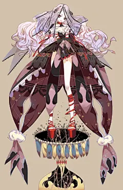 【涂鸦王国画师：病毒EVE】#动漫#插画#二次元#古风#唯美#人物#手绘#板绘#