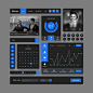 Behance-style-flat-ui-kit