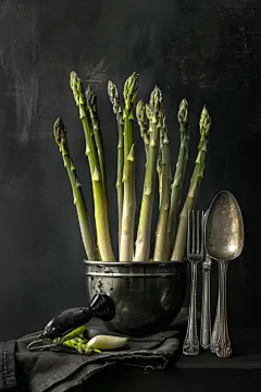 植物成熟有机食品蔬菜芦笋图片摄影图