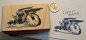 Alice in wonderland's gryphon rubber stamp  P13 image 1