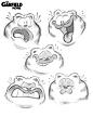 VIC | today I’m sharing some character expressions for Garfield’s dad: Vic. These are part of the character package I helped putting together based on the incredibles designs from @taylorkrahenbuhl 
We wanted to show similarities with Garfield to show the