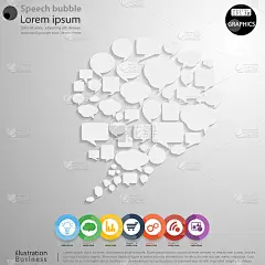 插画业务。设计创意和概念思维。为了成功，计划，思考，搜索，分析，沟通，未来的想法，创新技术现代。矢量