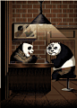 《功夫熊猫3》倒计时海报设计也是屌爆了！
