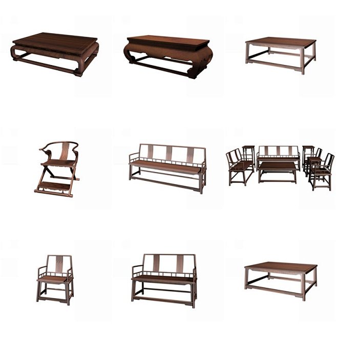 新中式  沙发   实木   家具   ...
