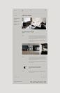 agency architecture Interior minimal studio UI ux Web Design  portfolio