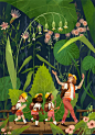 A personal illustration, that was inspired by an article about why kids do not play freely in nature and don’t learn to explore it on their own anymore. One reason was that young parents are too scared and teach them safety very early (no...