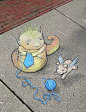 David Zinn 有趣的街头涂鸦
原文：http://cciup.com/archives/26391