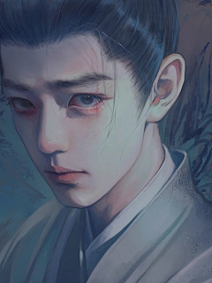 VincentBlake采集到插画 人物
