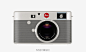 "leica M camera for (RED) by jony ive + marc newson" 苹果设计总监埃维和工业设计师马克•纽森联手以徕卡M为原型的新设计，全铝机身，过程经历上千个模型，耗时四个多月，将所有技术用到了极致，只产一台，这款搭配2400万像素CMOS和全新50mm F2A镜头的机器会与其他40件作品参加即将举行的慈善拍卖。