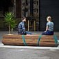 Boxcar Bench By Revolution Design House意向图 景观前线 访问www.inla.cn下载高清