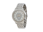Glam Rock 40mm Stainless Steel Watch with Diamond Dial and 7