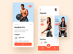Hi永恒采集到app-健身运动