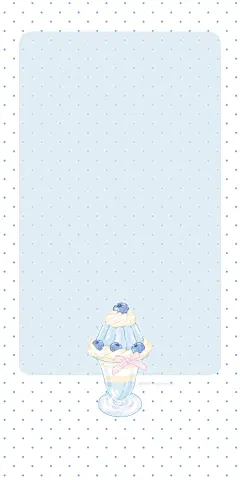 ˚₊ ♥︎*̥ ‧蓝莓蛋糕︎˚₊ ♥︎原创手机壁纸插画 - 小红书