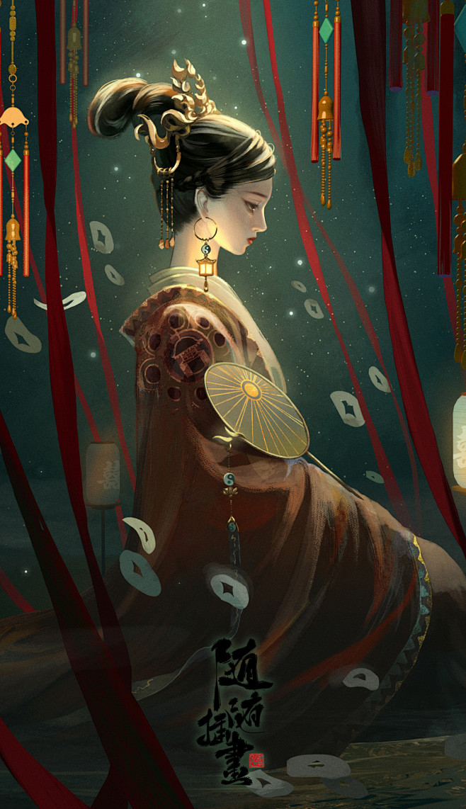 囍_养猫画画的随随__插画师作品_涂鸦王...