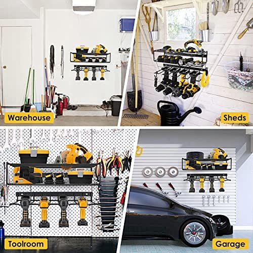 WASAIT Power Tool Organizer and Storage Rack Cordless Drill Tools ...