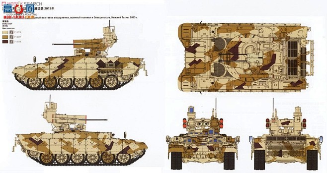 俄罗斯BMPT火力支援车(c)