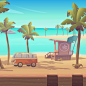 Game Environment on Behance