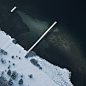 Winter Aerials : Aerial Photographs, shot out of a plane