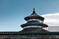 北京,天坛,红色,宏伟,著名景点图片素材