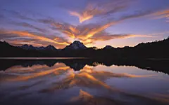 山水如画：湖库风光风景宽屏壁纸(壁纸64)