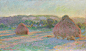 Stacks of Wheat (End of Summer) | The Art Institute of Chicago : Stacks of Wheat (End of Summer) (Claude Monet #1985.1103)