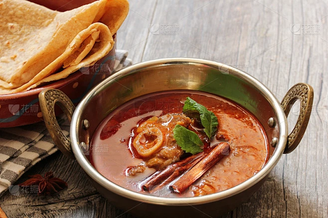罗根·乔希(Rogan Josh) /喀什米尔羊肉咖喱(Kashmiri Lamb curry)是卡素材-花瓣网