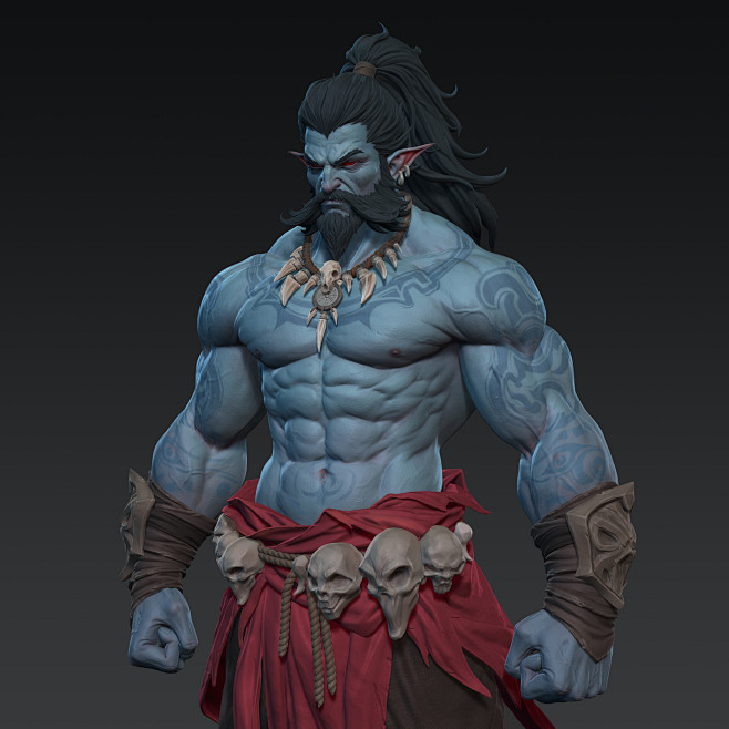 兽人拳师  Orc Warrior