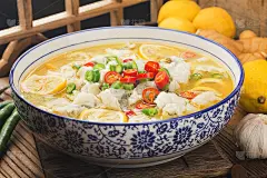 中餐:柠檬鲈鱼片