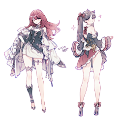 眠鹤采集到【画师作品】twi@LEmon89H(设计/立绘)