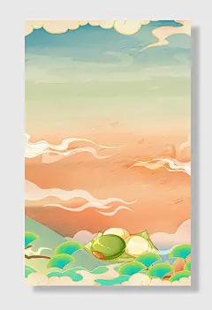 清明节海报背景