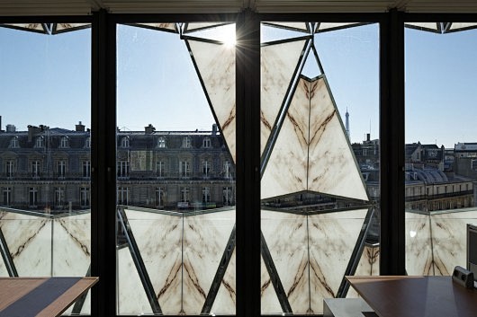 巴黎Origami独特外墙设计 局部空间...