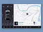 Car Dashboard octanerender octane navigation bar dashboard automotive ux ui climate map navigation driving tesla car dashboard car cinema 4d animation