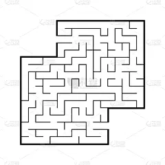 儿童,抽象,迷宫游戏,游戏,正方形,谜题游戏,形状,几何形状,概念,复杂性