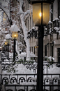 lampposts in West Village, NYC