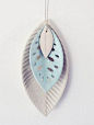 New Ceramic Leaf Wall Hanging by Renee Boyd. Gorgeous forms and textures reflecting New Zealand plants