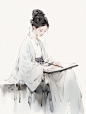 开学季｜又到读书时｜汉服美少女【附咒语】