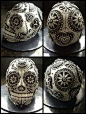 Skull cake created by Sarah Rhodes