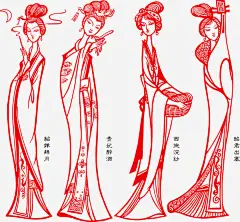 古代四大美女_新图网 https://ixintu.com 古代 四大 美女 貂蝉 西施 贵妃 昭君