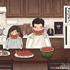 只望余生都是你，这组插画，画出爱情最美好的样子！