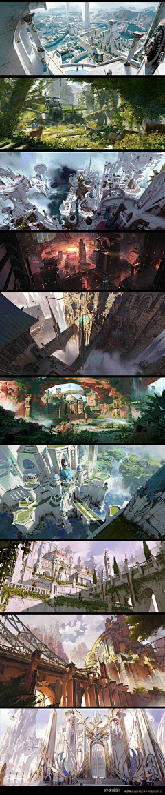 芳研采集到原画建筑设计