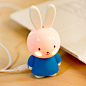 可爱卡通兔子USB便携电脑音响
