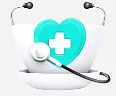 手绘蓝色爱心牙齿免抠素材_新图网 https://ixintu.com 听诊 治疗 爱牙日 牙齿 蓝色爱心