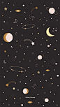 Mélody Dursun - Fond d'écran Janvier 2019 #melodydursun #graphicdesign #january #calendar #freebies #wallpaper #astral #constellation
