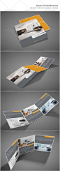 Square Tri-Fold Brochure - Corporate Brochures