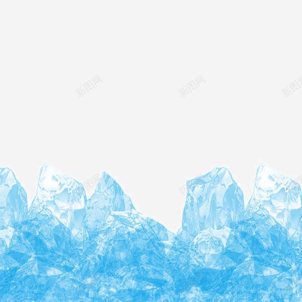冰山高清素材 冰 冰块 冰堆 冰山 固体...