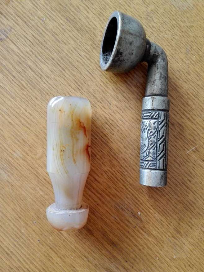 爷爷留下的烟袋嘴   烟袋锅