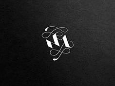 Nm logo calligraphy ...